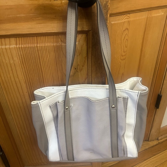 Relic Handbags - Relic All Leather Shoulder Handbag in Neutral Color Combo